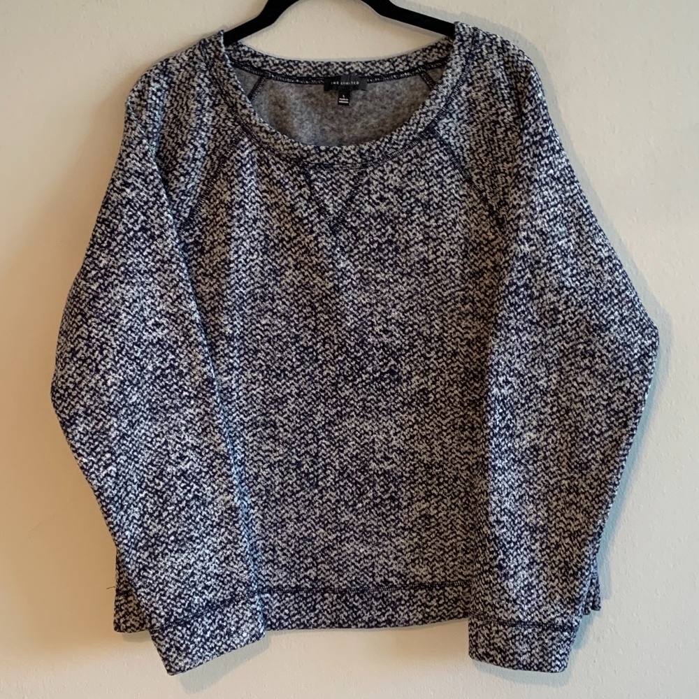 The Limited Abstract Pattern Sweater-LARGE